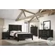 Sandy Beach Black 11 Drawer Dresser with Mirror