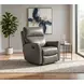 Stardust Valentino Granite Leather Wall Hugger Recliner