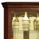 20205 Victorian Cherry Corner Curio Cabinet