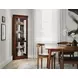 20205 Victorian Cherry Corner Curio Cabinet