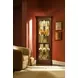 20205 Victorian Cherry Corner Curio Cabinet