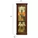 20205 Victorian Cherry Corner Curio Cabinet