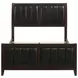 Carlton Cappuccino Full Panel Bed