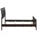 Carlton Cappuccino Full Panel Bed