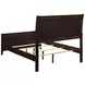 Carlton Black California King Upholstered Panel Bed