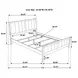 Carlton Cappuccino Queen Panel Bed