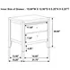 Carlton Cappuccino Nightstand