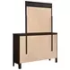 Carlton Cappuccino 6 Drawer Dresser with Mirror