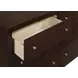 Carlton Cappuccino 6 Drawer Dresser with Mirror