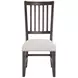 Willow Dark Brown and Beige Upholstered 7 Piece Dining Set with Nailhead Trim