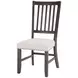 Willow Dark Brown and Beige Upholstered 7 Piece Dining Set with Nailhead Trim