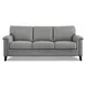 Wendover Silver Leather Living Room Set
