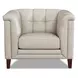 Elric Vanilla Leather Living Room Set