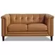 Elric Cognac Leather Living Room Set
