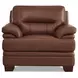 Calizor Pecan Leather Living Room Set