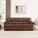 Calizor Pecan Leather 88" Sofa