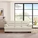 Calizor Vanilla Leather 88" Sofa