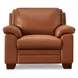 Ironvale Nutmeg Leather Living Room Set