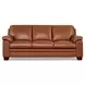 Ironvale Nutmeg Leather Living Room Set