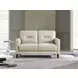 Elowen Vanilla Leather 57" Loveseat