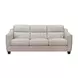 Upton Vanilla Leather Living Room Set