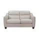 Upton Vanilla Leather Living Room Set