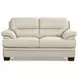 Calizor Vanilla Leather Living Room Set