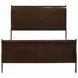 Louis Philippe Cappuccino Full Sleigh Bed