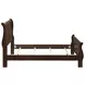 Louis Philippe Cappuccino Full Sleigh Bed