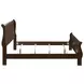 Louis Philippe Cappuccino King Sleigh Bed