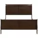 Louis Philippe Cappuccino Queen Sleigh Bed
