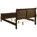 Louis Philippe Cappuccino Queen Sleigh Bed