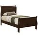 Louis Philippe Cappuccino Twin Sleigh Bed