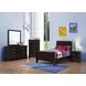 Louis Philippe Cappuccino Twin Sleigh Bed