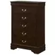Louis Philippe Cappuccino Chest