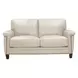Sherwyn Vanilla Leather Living Room Set