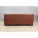 Sherwyn Nutmeg Leather 89" Sofa with Nailhead Trim