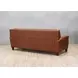 Sherwyn Nutmeg Leather 89" Sofa with Nailhead Trim