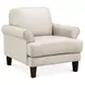 Soleil Vanilla Leather Living Room Set
