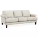 Soleil Vanilla Leather Living Room Set
