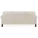 Soleil Vanilla Leather Living Room Set