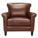 Navrell Pecan Leather Living Room Set