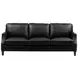 Camden Black Leather Living Room Set