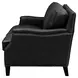 Camden Black Leather Living Room Set