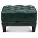 Picavel Green Leather Living Room Set