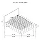 Jessica White King Platform Bed
