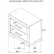 Jessica White Nightstand