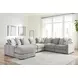Aslan Court Pebble 6 Piece Sectional with Chaise