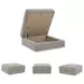Aslan Court Pebble Ottoman With Storage