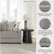 Aslan Court Pebble Modular 76" Loveseat